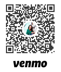 Evangeline Hemrick Venmo QR Code Thank you for supporting our non-profit focusing on spiritual restoration for healers