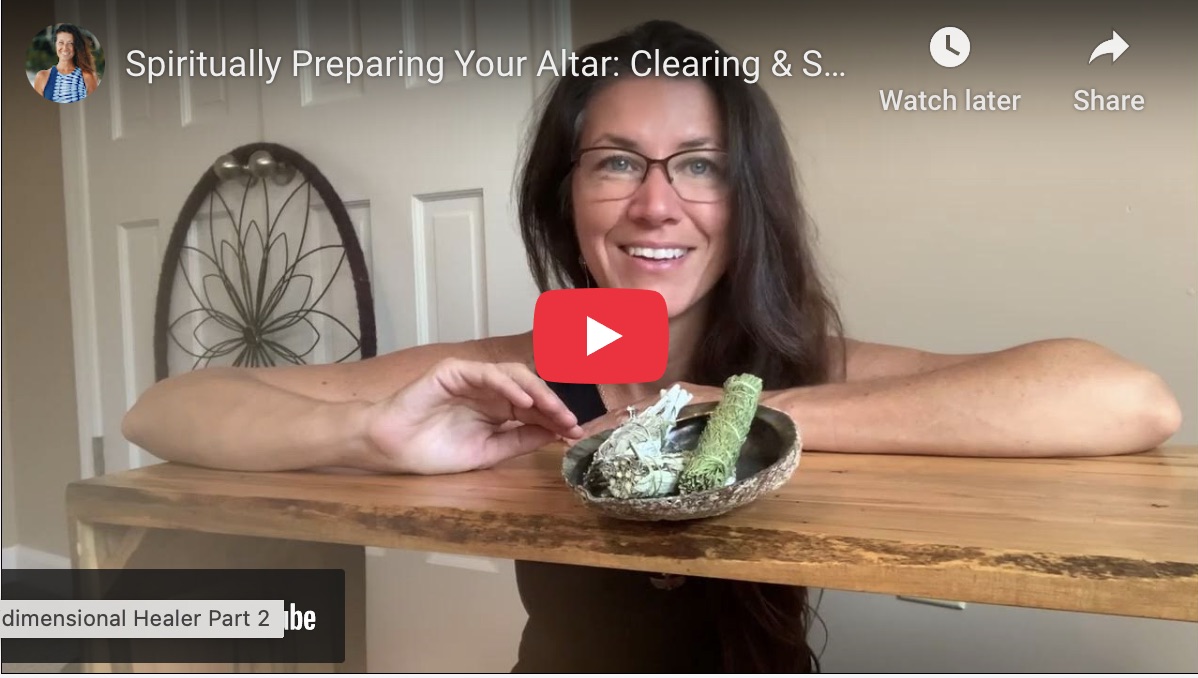 Spiritually Preparing Your Altar - clearing and